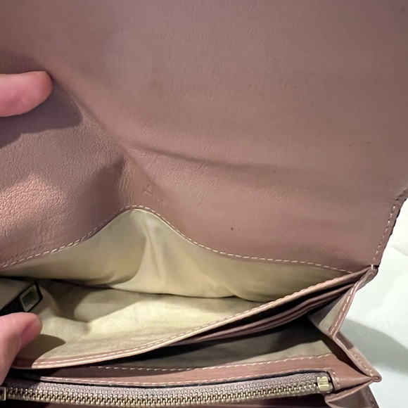 EUC Chloe Zipper Strap Ghost Leather Wallet - Picture 10 of 15